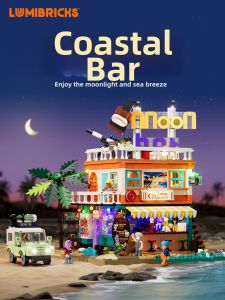 Lumibricks | Coastal Pub Street Scene Building Block Model Toy