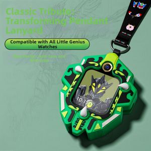 Small Genius Z9 Protective Case Silicone Lanyard Necklace Phone Watch Girl Version Durable Cover Shell for Boys And Girls