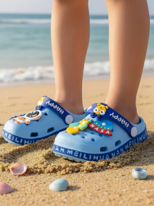 LJMOFA Kids Beach Sandals | Soft Anti-Slip Thick Shoe Sole | Slipper for Pool Play