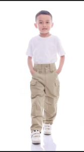 Celana Polisi Anak Usia 4-12 Tahun & Sabuk Tactical