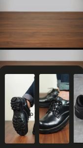 Sepatu Safety Pria Boots Proyek Ujung Besi - Septy Shoes Boot - Septi Kerja Lapangan sepatu safety-sepatu safety boots-sepatu safety boots pria-safety shoes-sepatu safety murah sepatu safety pendek hitam 1217