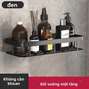 Giá Để Dầu Gội Gắn Tường Đa Năng Kệ Nhà Bếp Bằng Nhôm Giá Đựng Sữa Tắm Góc Cạnh Thiết Kế Không Cần Khoan Cho Việc Sắp Xếp Phòng Tắm