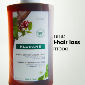 KLORANE - Strengthening Shampoo - With Quinine - Restores Resistance & Vitality - Reduces Hair Loss by 60%* - Sulphate-Free Vegan Formula - For Thinning Tired Hair & Hair Loss - 100 ml