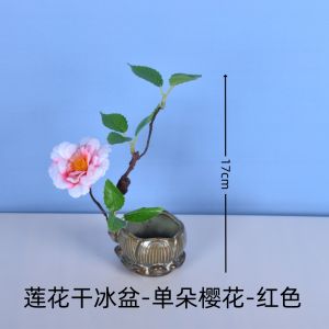 Sushi DIY Kit Ceramic Lotus Leaf Platter Ice Bucket Ornament Seafood Sashimi Display Piece Kitchen Cooking Utensils Decor