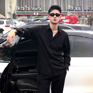 Áo Sơ Mi Nam Dài Tay Màu Đen Chống Nhăn Áo Sơ Mi Thường Ngày Áo Sơ Mi Nam Áo Sơ Mi Công Sở Áo Sơ Mi Cổ Vuông Áo Sơ Mi Polyester