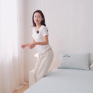 Latex Feel Thick Simple Cooling Washable Foldable Mattress Pad