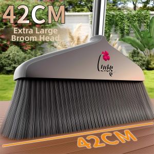 WEVOLA | Germany Large Not-Stick-Hair Easy-Upright Sweeping Broom