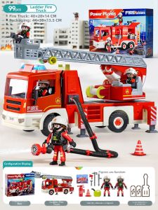 YAOLAN | Large Fire Truck Model Rescue Toy New 2026 Edition