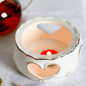 French Style Heat Resistant Glass Tea Set with Filter and Heating Base