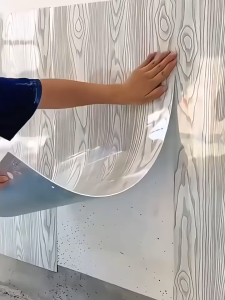 ของไฮเอนด์ วอลเปเปอร์ติดผนัง สติ๊กเกอร์ หินอ่อน wallpaper ติดผนัง 4.0มม กันน้ำมัน มีกาวในตัวสําหรับติดตกแต่งผนังห้อง