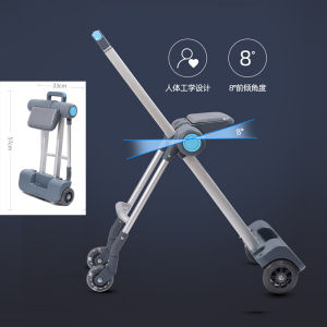 เจล Lingtong กระเป๋าเดินทางกระเป๋าแม่เด็กรถเข็น Rider กระเป๋าเดินทางกระเป๋าถือ ซิป สไตล์ลำลอง อลูมิเนียม-แมกนีเซียมโลหะผสม