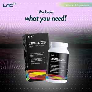 [Expiry Jul 2026] LAC LEGENDS (90 Caplets) Multivitamin for Online Gamers