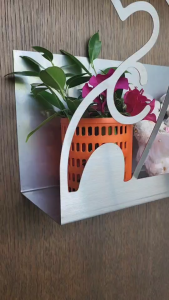 ป้ายบ้านเลขที่ สแตนเลส 304 แท้  ขนาด  43x52 cm ไม่เป็นสนิม กันน้ำ 100 %