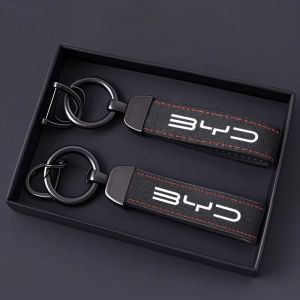 BYD CARE | Car Keychain Keyring Suede Key Chain Pendant For BYD Atto 3 Yuan Plus Han Tang EV F3 E6 Dmi Song F0 Qin Pro G3 I3 Ea1 Max 2din