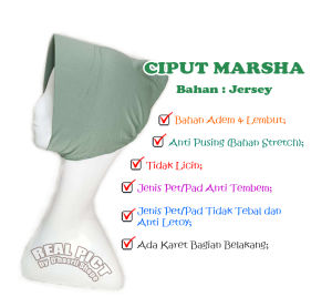 Ciput Pet Marsha Dalaman Inner Hijab Anti Tembem Ciput Marsya Anti Letoy Daleman Kerudung