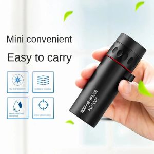 Small Portable Phone Telescope 2000x24 Resolution Monocular Telescope for Outdoor Camping Hunting and Birding