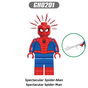Spider-man Dark Shadow Hero Theme Building Blocks Toy Figurine