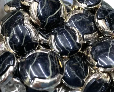 Set 5 nút áo vét áo khoác vân thuỷ nhiều size.