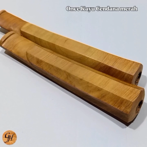 Once  Kayu CENDANA Merah langka aroma wangi natural model segi 8