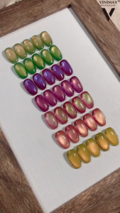 Vinimay Fruity CatEye Gel Nail Polish 水果篮子猫眼胶2025年新款流行色美甲店网红流行显白开店用套装胶1btl 15ml