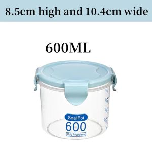 【SG Stock】Plastic Transparent Sealed Containers Kitchen Food Cereal Beans Nuts Storage Box Food Organizer Sealed Storage