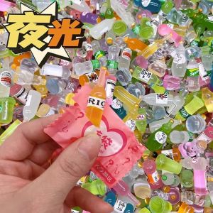 Miniature Night Glow Bottle Toy Realistic Model Childrens Plaything Decorative Display Item Gift Compact Size Wooden Craft