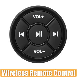 Music Player Steering Wheel Wireless  Bluetooth-compatible Remote Control Media Button Multimedia for Android IOS Smartphone Kit