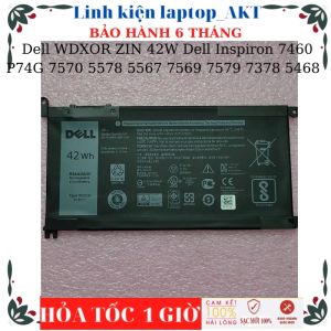 Pin Laptop Dell WDXOR ZIN 42W Dell Inspiron 7460 P74G 7570 7560 5578 5567 5568 7368 7569 7579 7378 5468 5378 P69G