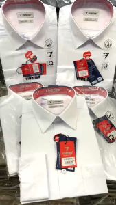 Áo Sơ Mi Nam Vĩnh Tiến Trắng G800 Dáng Regular phom Suông Vạt ngang cao cấp