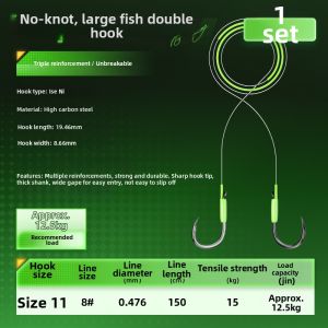 JIADIAONI | Extended Specialized Snood Hooks Big Fish Tackle