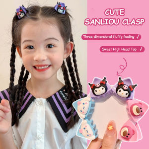 FELICE🔥 Kuromi Hair Clip Sanrio Series Cute Girl Bangs Clip Cartoon Student Funny Duckbill Clip