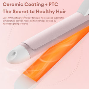 Vermax Professional Hair Straightener and Curler 2 in 1 Hair Styling Tools 32mm Ceramic Fast Heat