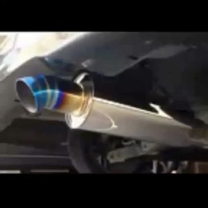 Knalpot Racing Mobil JS Custom Tabung Besar Stainless Suara Bass kering Universal Avanza Xenia Jazz