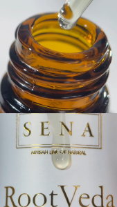 SENA RootVeda Oil – Ayurvedic Scalp Oil for Hair Fall Dandruff & Oily Scalp | Herbal Pre-Wash Oil for Detox & Root Strength | Safe for Pregnancy Breastfeeding & Kids | Natural Hair Fall Solution Malaysia