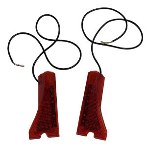 Electric Scooter Turn Signal Indicator Lamps for KUGOO M4 PRO Waterproof LED Left Right Side Indicators for Safe Travel
