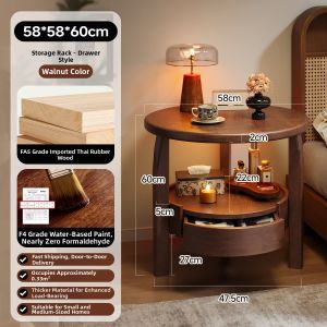 XIANGNANSONG | Circular Retro Nightstand