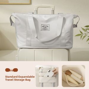 MIRUIDUO | Foldable Travel Bag Large Capacity Portable Maternity Storage Bag Handbag Attachable to Suitcase