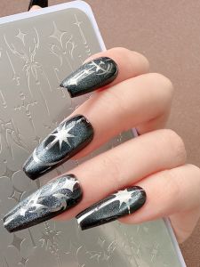 Gothic Style Nail Art Stamp Board Transfer Template Various Heart Patterns Fine Texture Nail Beauty Tool from China