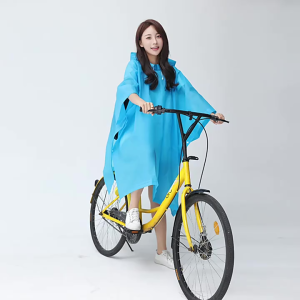 Poncho raincoat adult hooded raincoat bicycle poncho for men and women