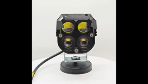 Lampu sepeda motor LED Lampu Mengemudi Warna Ganda 6000K Putih 3000K Kuning 120W / Pair 9000lm Super Bright Electric Motorcycle