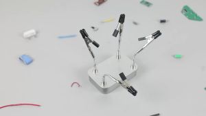 Dụng Cụ Hàn Trợ Lực Từ Tính Toolour Với 2/4 Kẹp Linh Hoạt Giá Đỡ PCB Hộp Thép Dùng Cho Hàn Và Vẽ Mô Hình