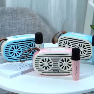 BISEN BK-003 Portable Wireless Bluetooth Mini Karaoke KTV Speaker With Wireless Microphone