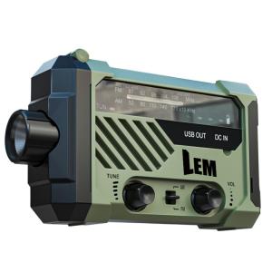 LEM | Emergency Hand Crank Radio Flashlight