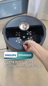 Bồn Ngâm Chân mɑssage PHILIPS PPM6501-thiết kế gấp gọnmɑssage thủy lực ngâm chân thư giãn