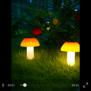 Led lawn lamp outdoor garden ground lamp solar garden decorative landscape street lamp solar mushroom lamp