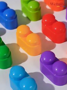 Mega Size Blocks 72pcs Number Super Mega Builder Big Building Blocks Baby Kids Developmental Toys Brick Permainan WeBuild