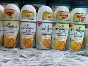 Combo 2 lọ lăn  Enchanteur trắng da hương nước hoa (50ml) Date 2028. Diện mạo mới nhân đôi dưỡng trắng  ngăn mùi suốt 60h