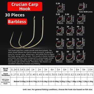 Ultra-fine Lightweight Carp Fishing Sleeve Hook