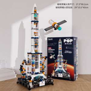 JAKI Jia Qi Assembly Building Blocks Astronaut Toy for Children Boys Educational Birthday Gift 10 Years Old And above