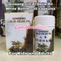 Original Ginseng Lin-zi Gejie Pil (Linzi New White Bottle Packaging). 